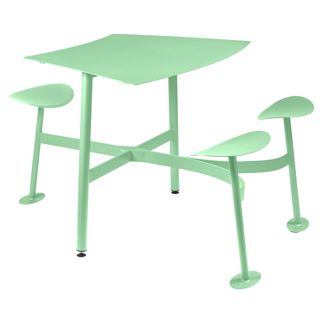 3-местный квадратный модульный стол со встроенными сиденьями Fermob Bolder ARCH-00089159 - Вид №22