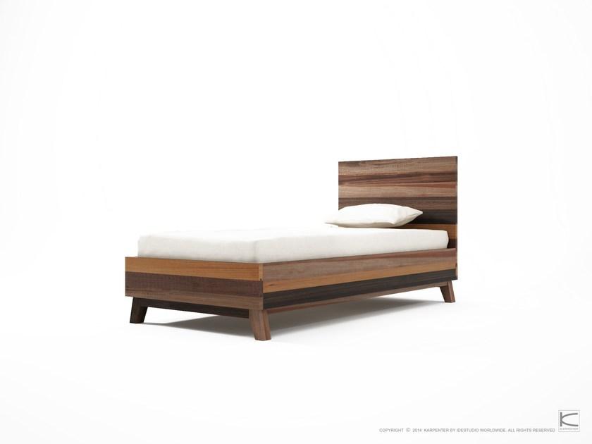 KARPENTER Односпальная деревянная кровать в современном стиле Brooklyn Bf31eu-mh - Вид №1