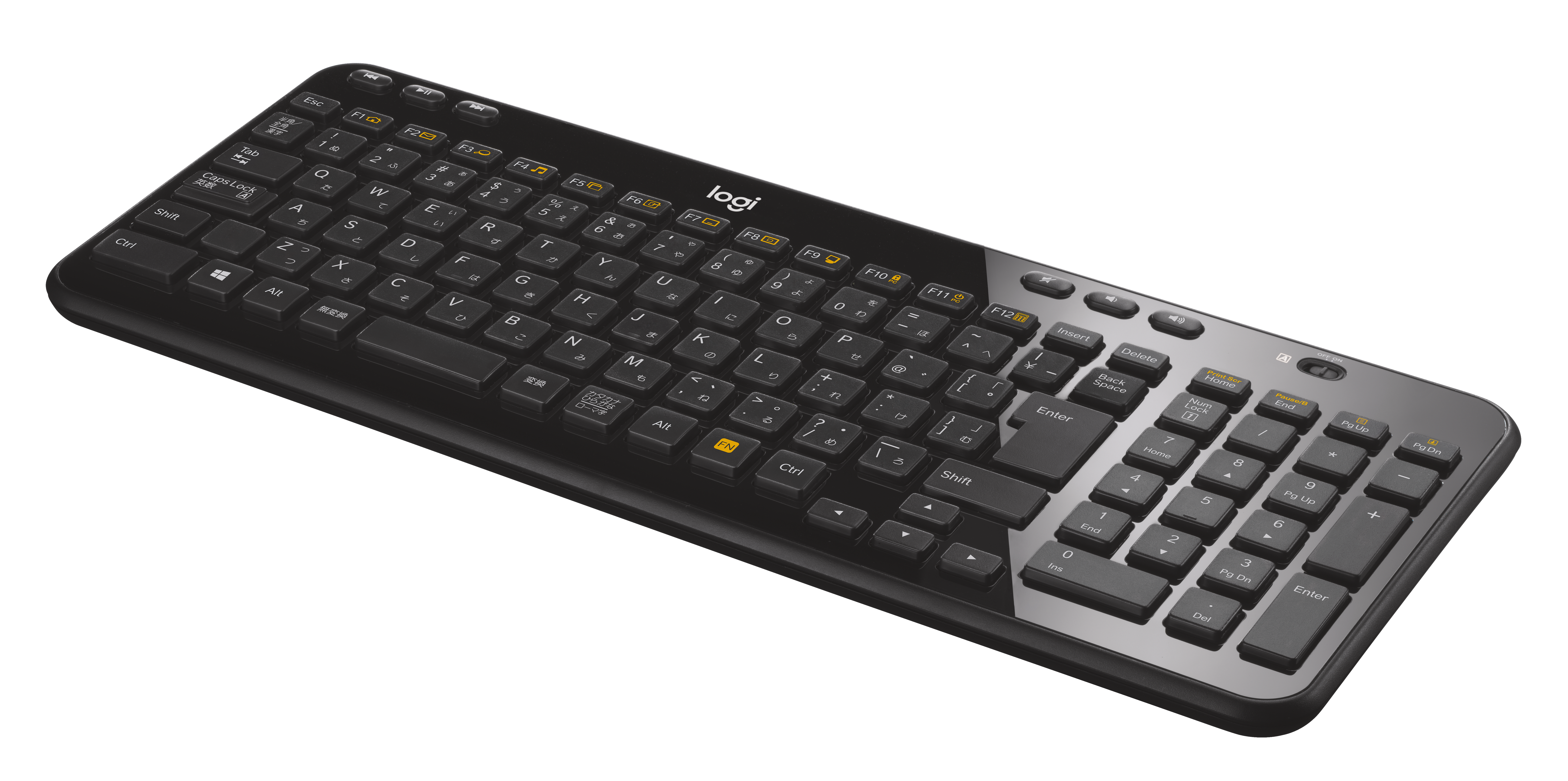 920-003095 Keyboard wireless k360 (usb, fm, unifying®receiver, 16 multimedia btn, 2xaa, ergonomic design) retail Logitech Santreyd  - Вид №1