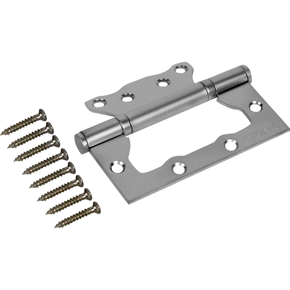 82105962 Петля без врезки N100500/2BB-PC/BL 100x75x2.5 мм сталь цвет перламутровый хром STLM-0019057 FUARO Home - Вид №2
