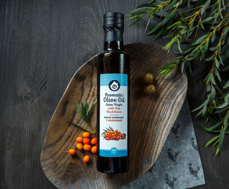 8600 Масло оливковое Extra Virgin с облепихой Вкусляндия 