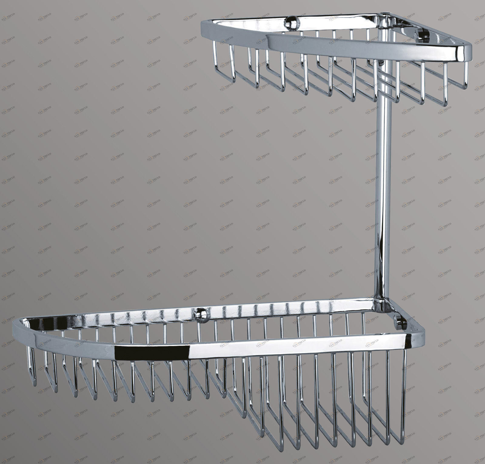 Полка двойная, 290x245x300 мм ART&MAX AM-G-2822-Cr 
