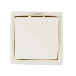 Выключатель накладной Reone 1 клавиша, цвет слоновая кость