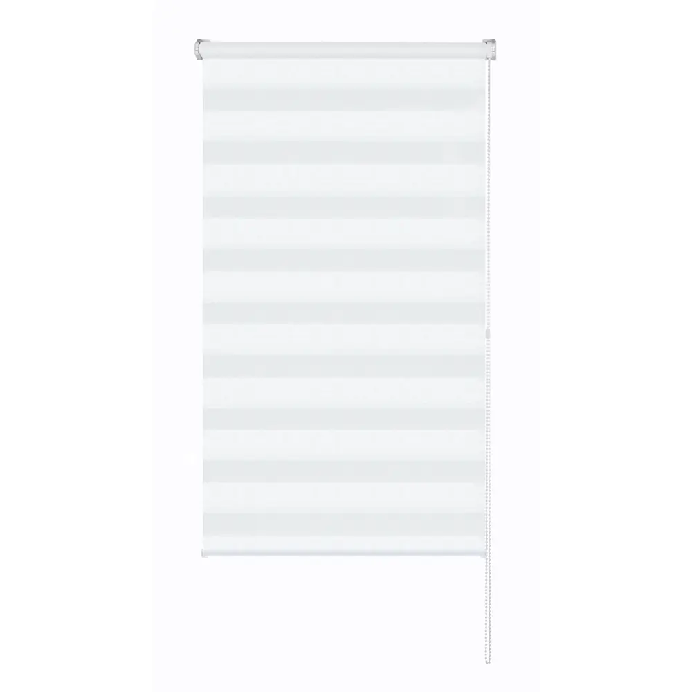 Рулонная штора день-ночь MIAMOZA Москва 100×160 см белая 89411424 STLM-1564981