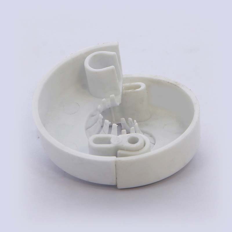 Розетка для трубы 10-18мм разъемная пластиковая белая TIEMME 3270001 - Вид №2