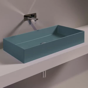 AG80NAVYMATT Накладная раковина на столешницу  прямоугольная Simas Agile