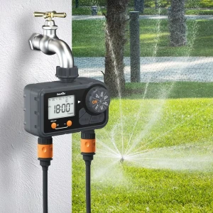 91097191 Электронный таймер с клапаном для подачи воды Rainpoint 2C с ЖК Дисплеем STLM-1398814