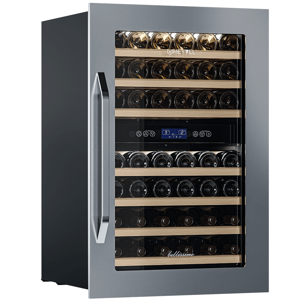 9186683 Винный шкаф Meyvel MV42-KSB2 серебристый STDN-0103875