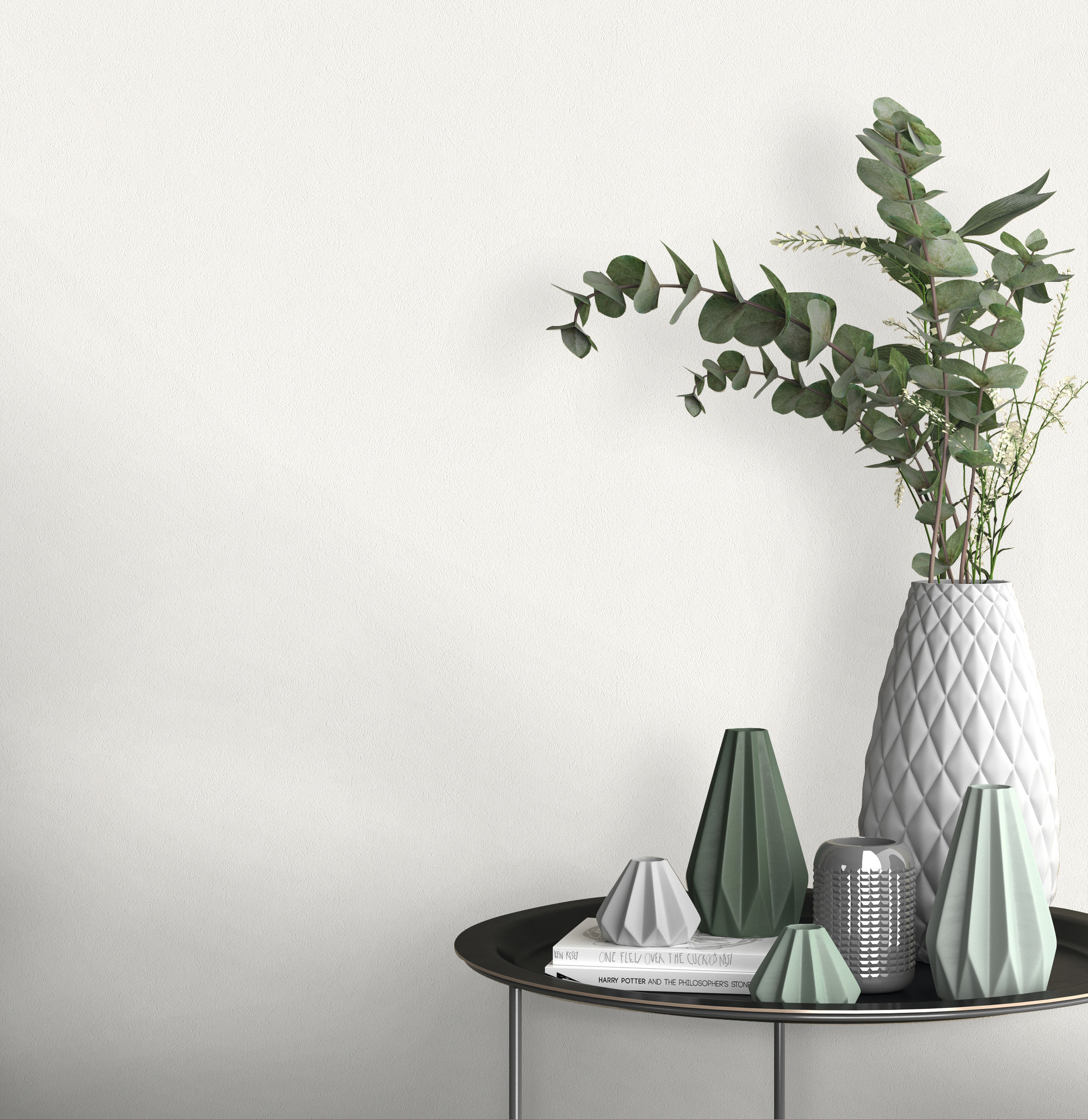 Флизелиновые обои WALL UP Simple белые матовые 85311510 STLM-0061234 - Вид №2