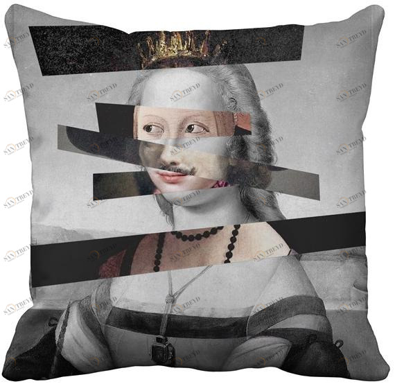 Mineheart Подушка из парусины квадратная  Acc/089-bc 