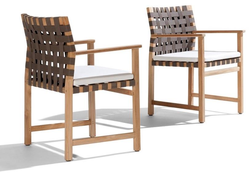 TRIBÙ Садовое кресло Canax® с подлокотниками Vis à vis 01718 - Вид №2