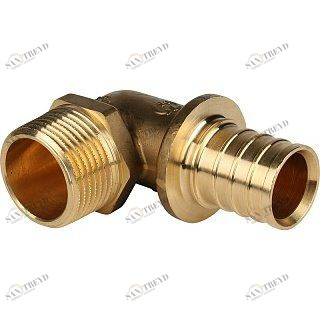 Угольник-переходник НР 32x1" аксиальный для труб из сшитого полиэтилена STOUT SFA0005003210