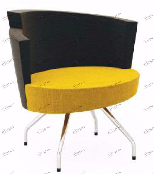 TALIN Мягкое кресло на жердочке из ткани с подлокотниками Elipse sun-id-1438379