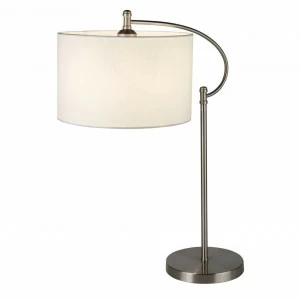 Настольная лампа Arte Lamp Adige A2999LT-1SS ARTE LAMP КЛАССИЧЕСКИЕ 110708 Белый;золото