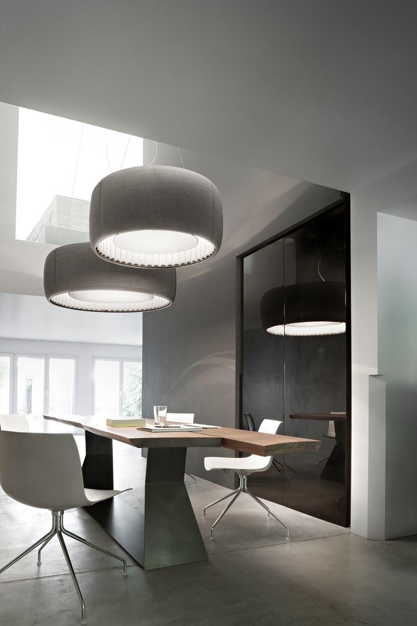 LUCEPLAN Звукопоглощающий подвесной светодиодный светильник в ткани sun-id-1450265 - Вид №4