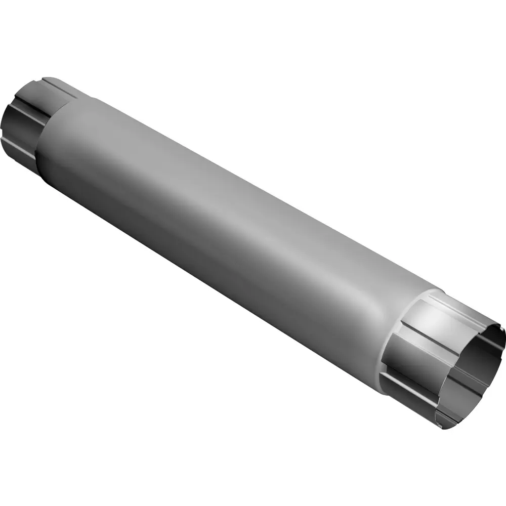 Труба водосточная соединительная Optima 90 мм 1 м цвет сигнальный белый Grand Line STLM-2078125