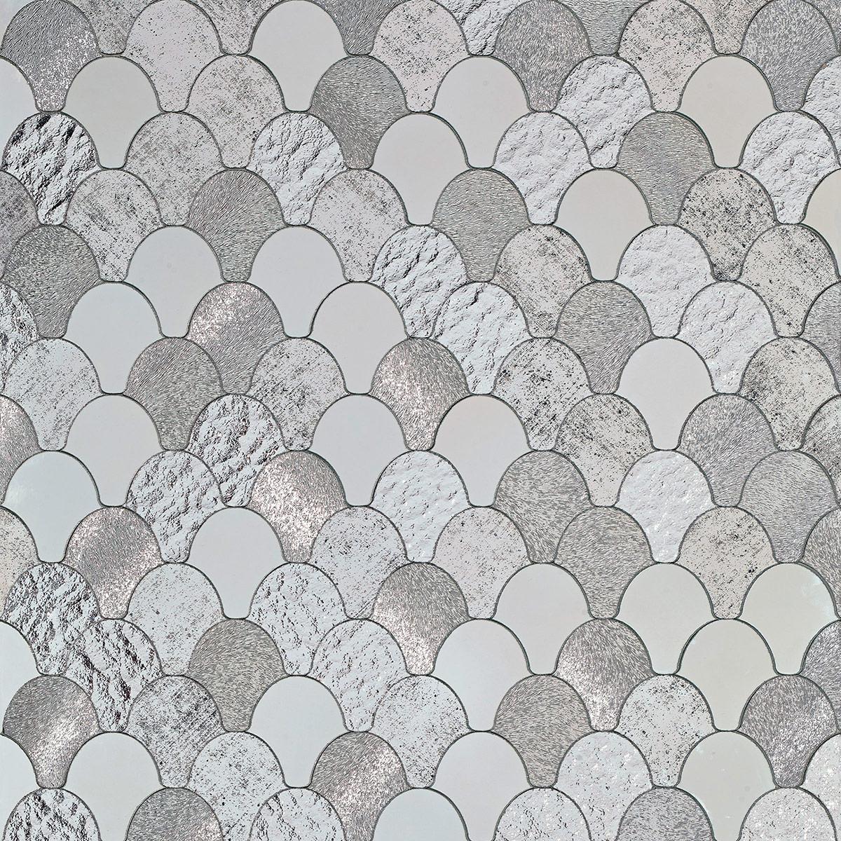 SICIS Atlas Black Per-Grey Vetrite Tile sun-id-1991300 - Вид №27