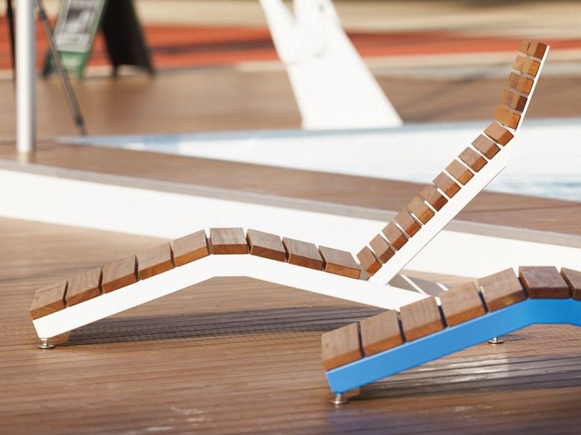 mmcité1 Садовая кушетка из стали и дерева  Rva150  - Вид №9