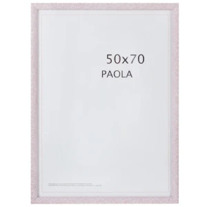 Рамка Paola 50x70 см пластик цвет розовый 18784579 STLM-2016160