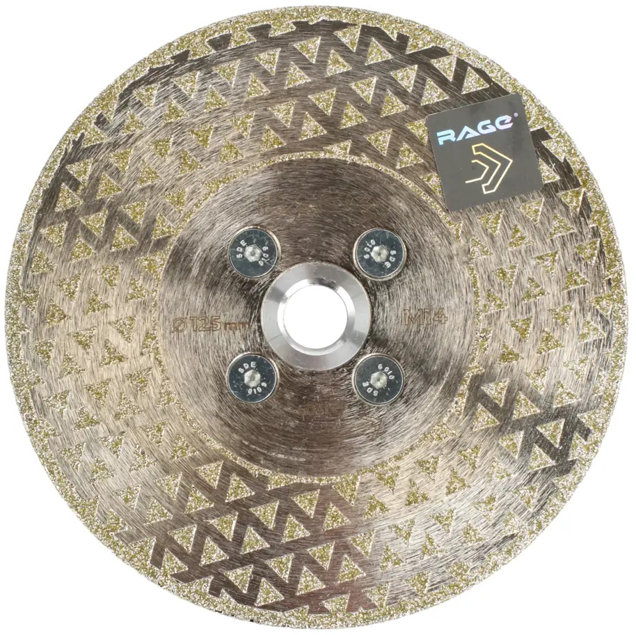Алмазный диск RAGE для резки камня и керамогранита 125 мм 88483349