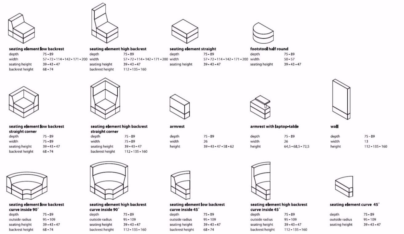 Casala Кресло с подлокотниками с высокой спинкой Bricks sun-id-1423295 - Вид №3