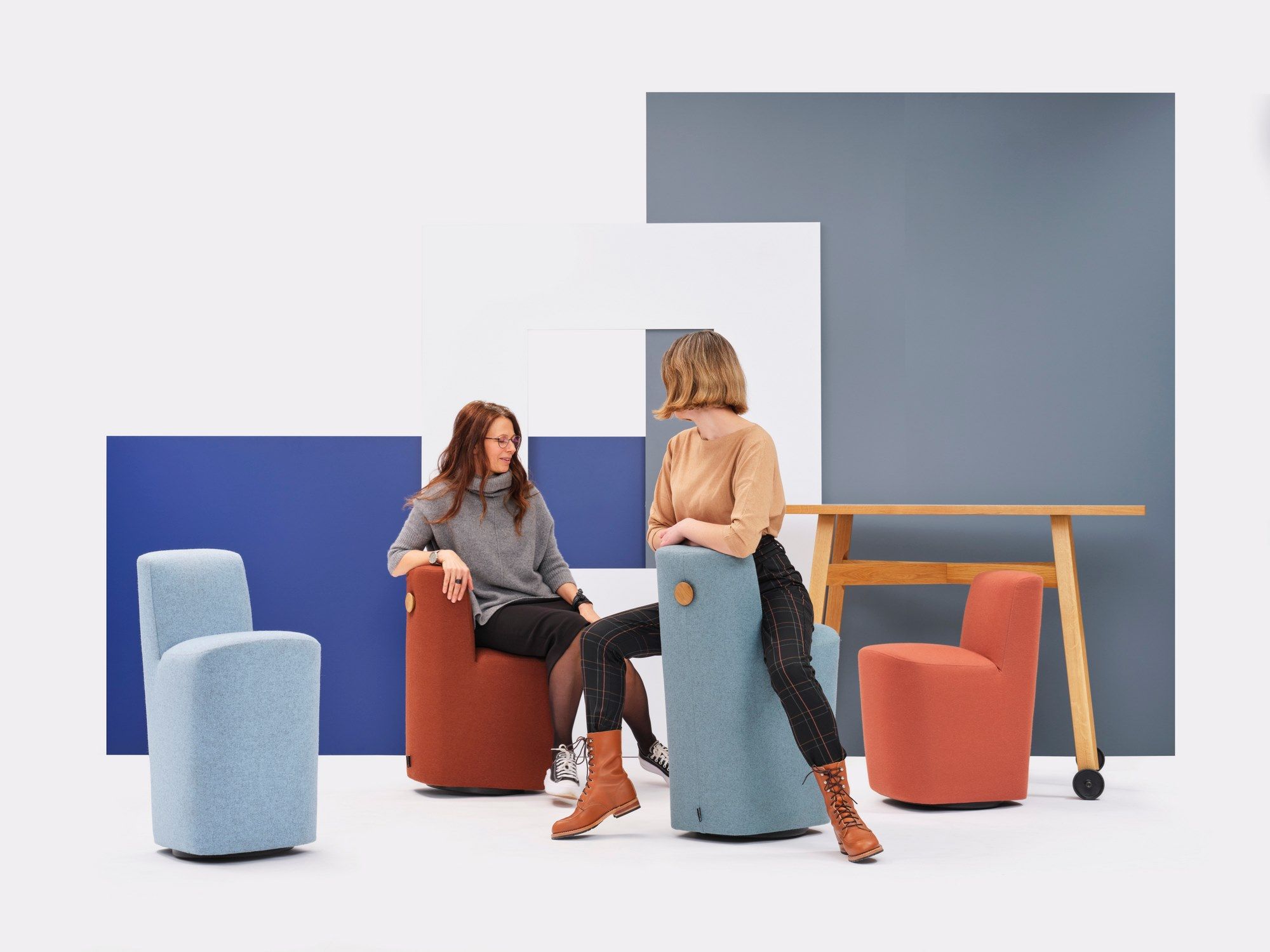 Тканевый мягкий стул Intuit by Softrend Creative Corners ARCH-00005231 - Вид №6