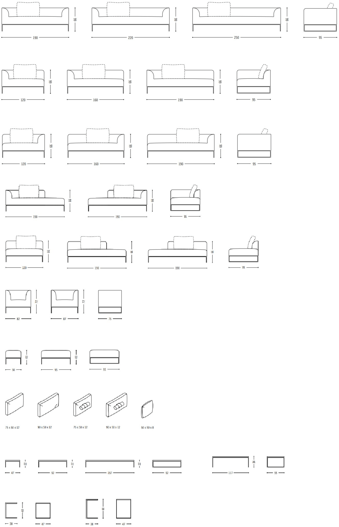 COR 3-х местный кожаный диван Mell sun-id-1437326 - Вид №5
