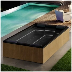 Бассейн Gruppo Treesse Maya Plus-V232I-PL-C прямоугольный встроенный черный