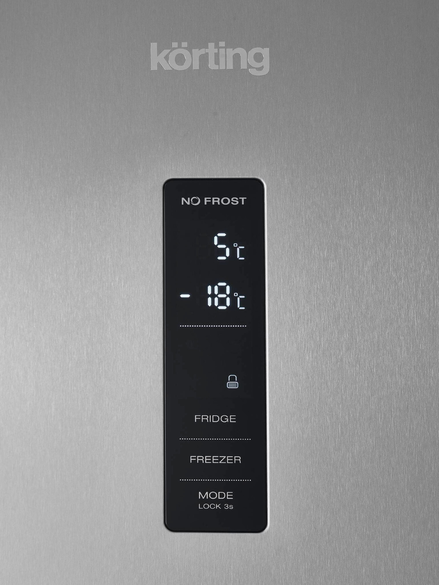 9158176 Холодильник с морозильником   Korting KNFC 62980 X серебристый STDN-0085379 - Вид №5
