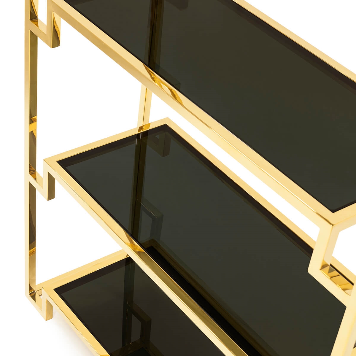 700434-BS ABHIKA ШКАФ HOLLY H230 90X32 BLACK/SILVER  - Вид №1