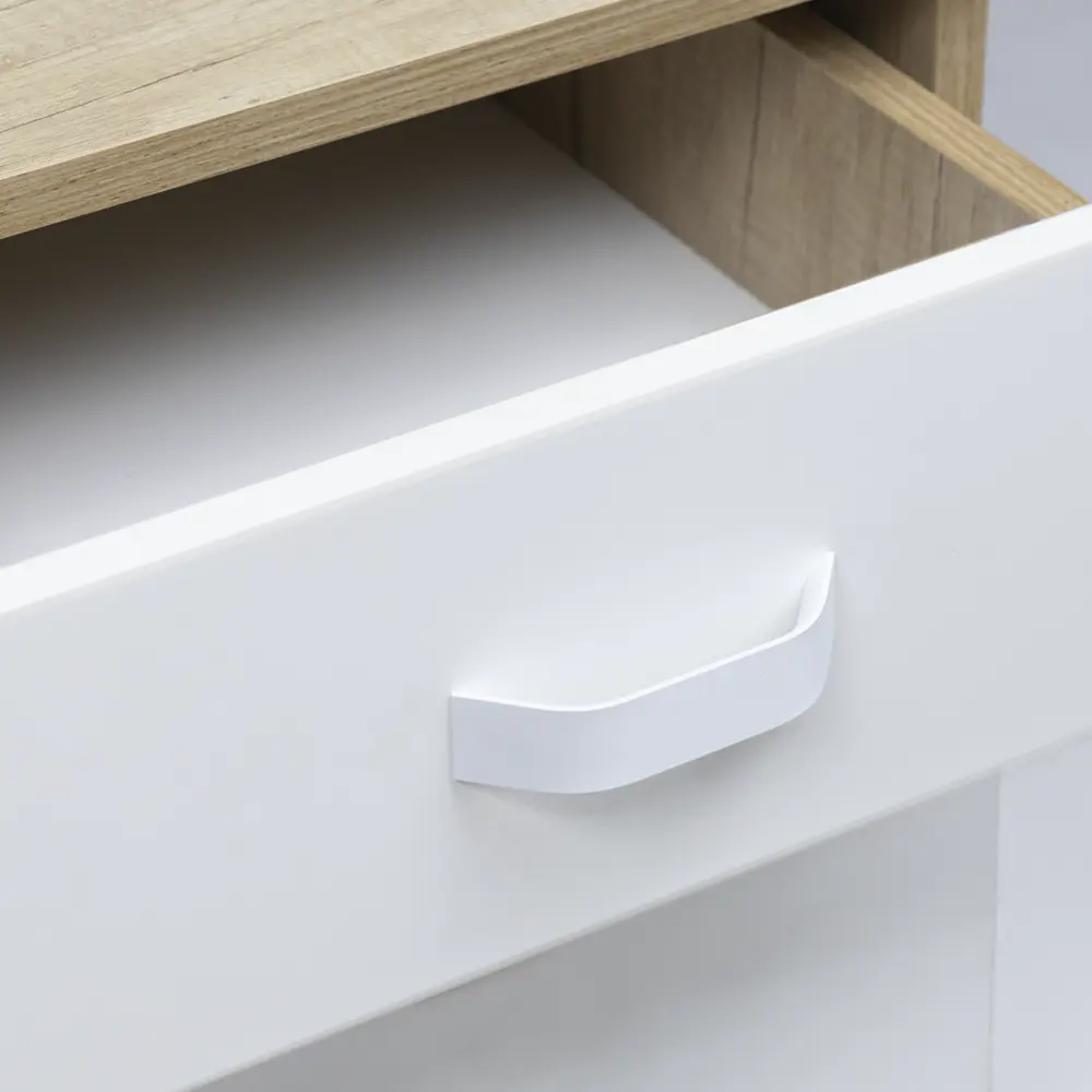 Мебельная ручка-скоба WPY 337 L-128 128 мм белый AKS STLM-2207633 - Вид №6