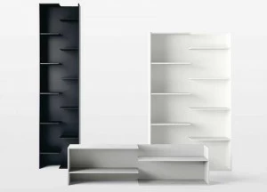 Desalto Открытый стеллаж из лакированного композитного дерева