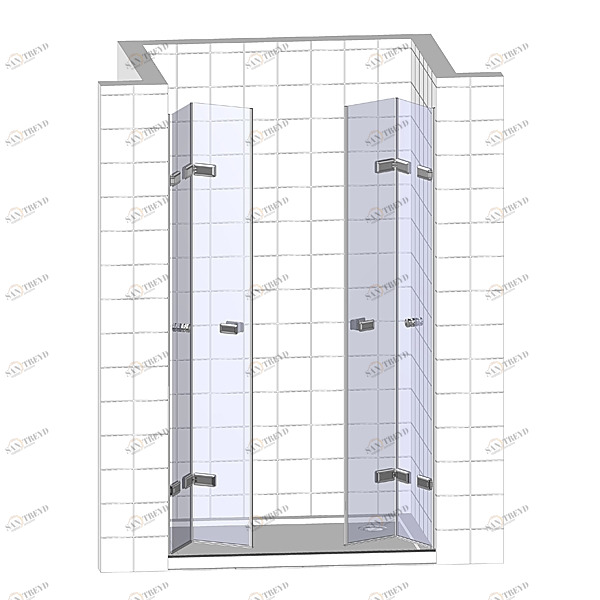 Душевые двери в нишу 140x200 GK-864TWO стекло прозрачное 6 мм GUTEWETTER TREND DOOR 140X200GKGK864TWO