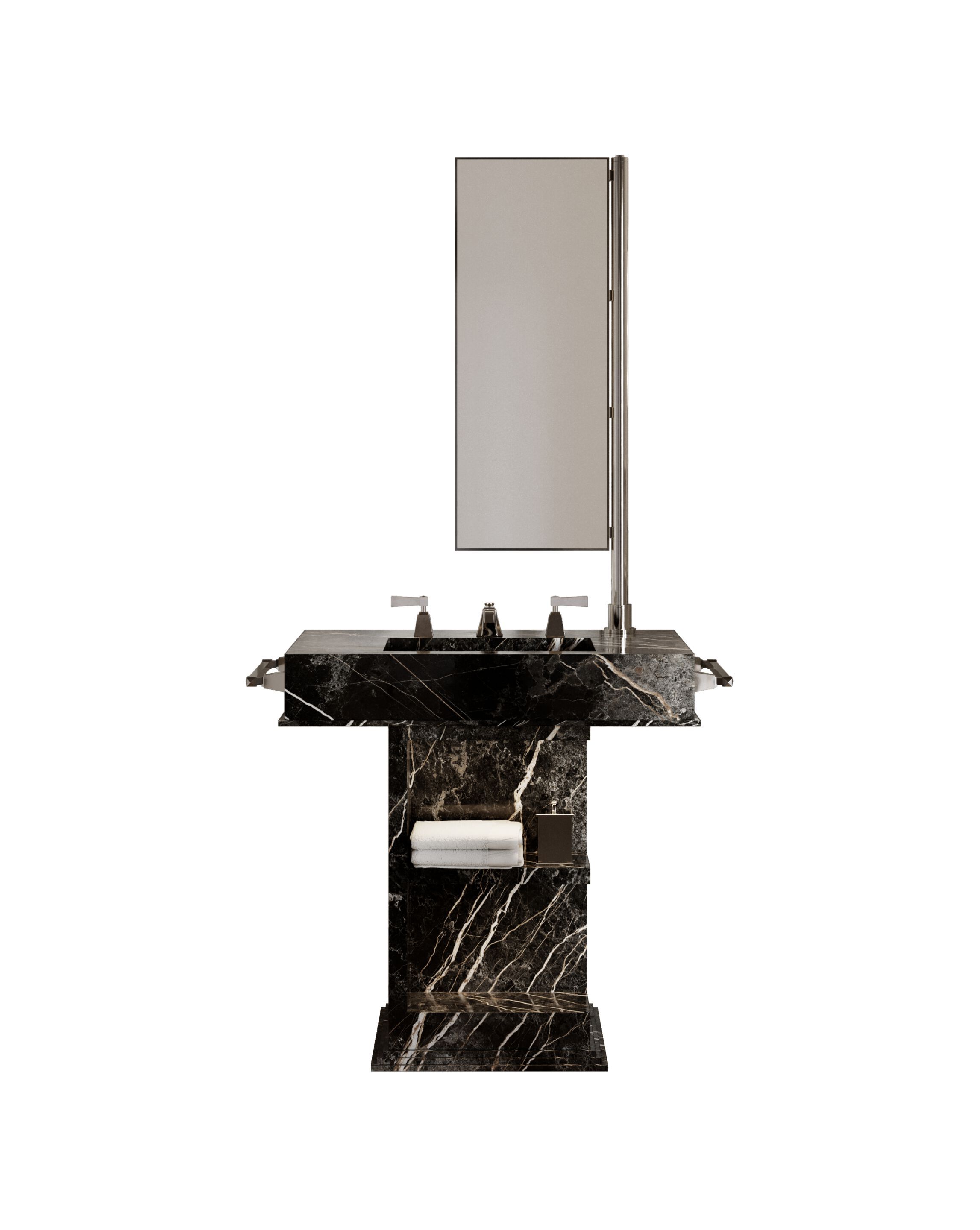 Шкаф для умывальника со встроенной раковиной Devon&Devon MY LOVE WATER VANITY SMALL ARCH-00147797 - Вид №2