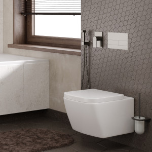A84095 Встраиваемый комплект для биде со шлангом 150 см WasserKRAFT