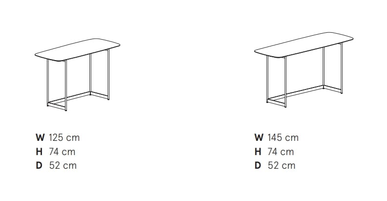 Деревянный шпон письменный стол TREKU LUMA ARCH-00126136 - Вид №3