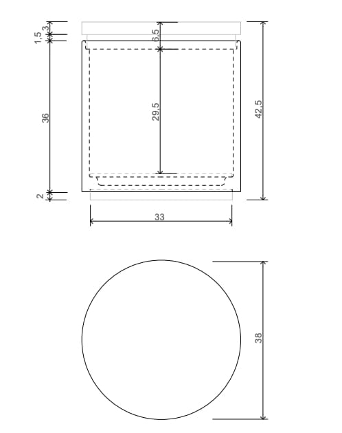 Пуф керамический контейнер Nic Mediterraneo ARCH-00072249 - Вид №4