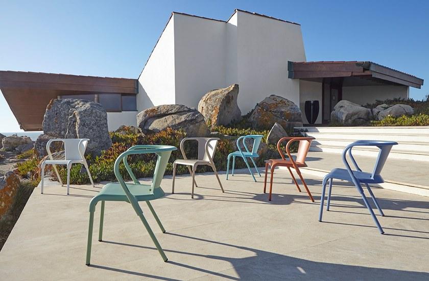 Adico Штабелируемый садовый стул из полипропилена с подлокотниками sun-id-1350231 - Вид №4