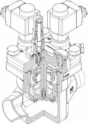 Danfoss ICSH — двухступенчатые клапаны ICSH 40 40D Клапан электромагнитный 027H4309  - Вид №6