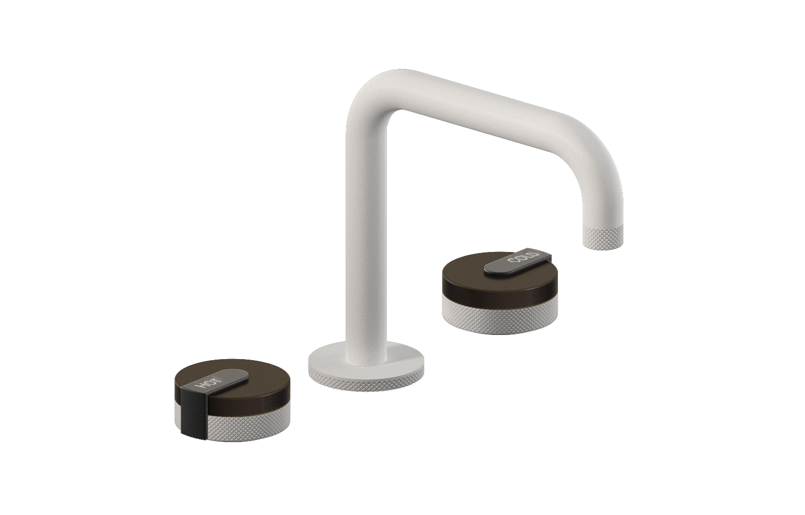 E-11511-R1OB-L1BK-WT Смеситель для умывальника на 3 отвертия GRAFF MOD+