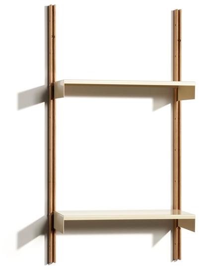 Atelier Belge Модульный настенный книжный шкаф из стали и дерева Modul sun-id-1369801 - Вид №1