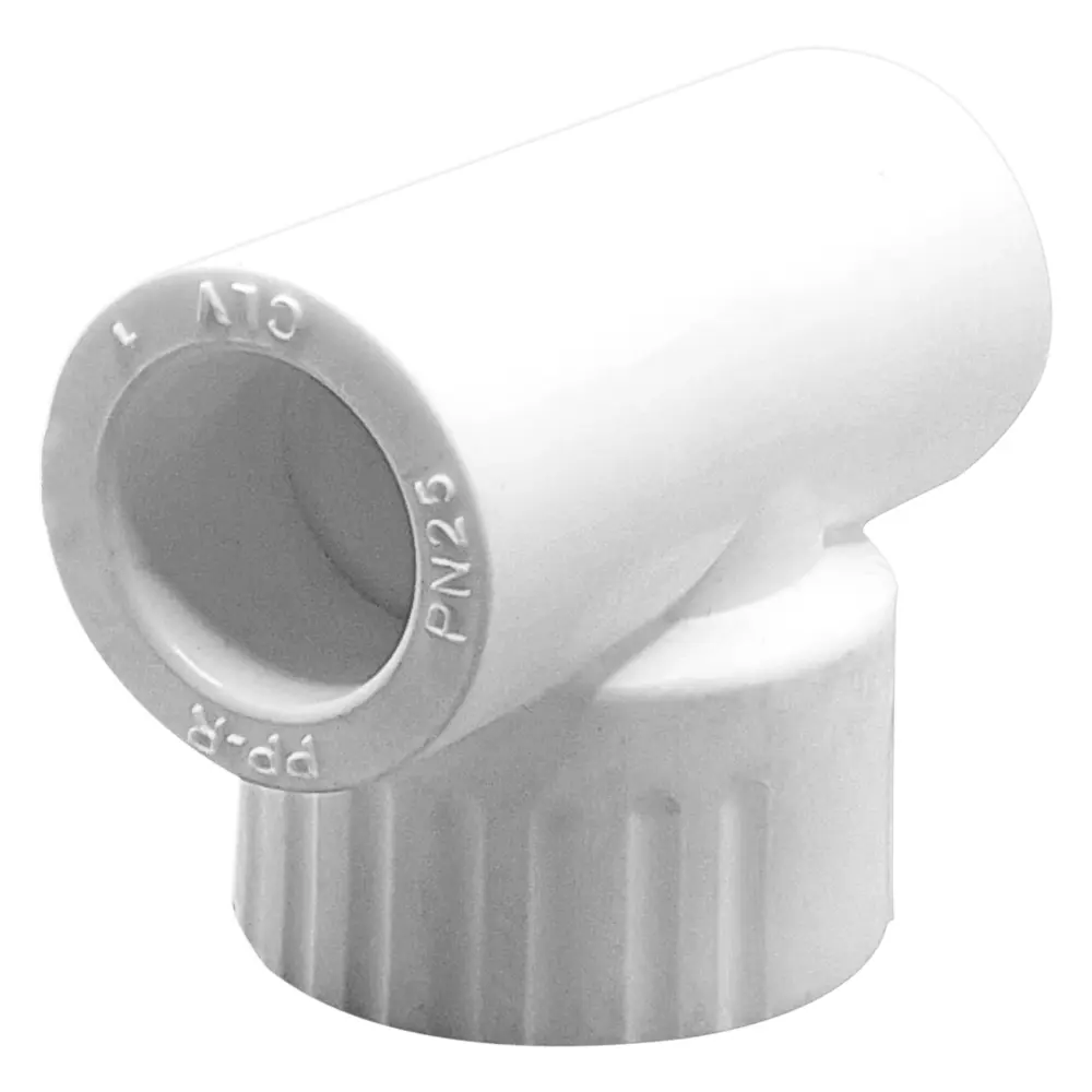 Тройник комбинированный Ростерм 32x1/2"x32 мм ВР полипропилен STLM-2082662 - Вид №1