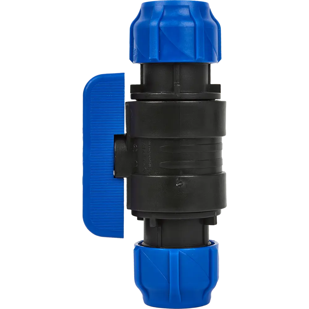 Кран шаровой прямой Valfex PN16 32 мм полипропилен ручка бабочка STLM-2071172 - Вид №1