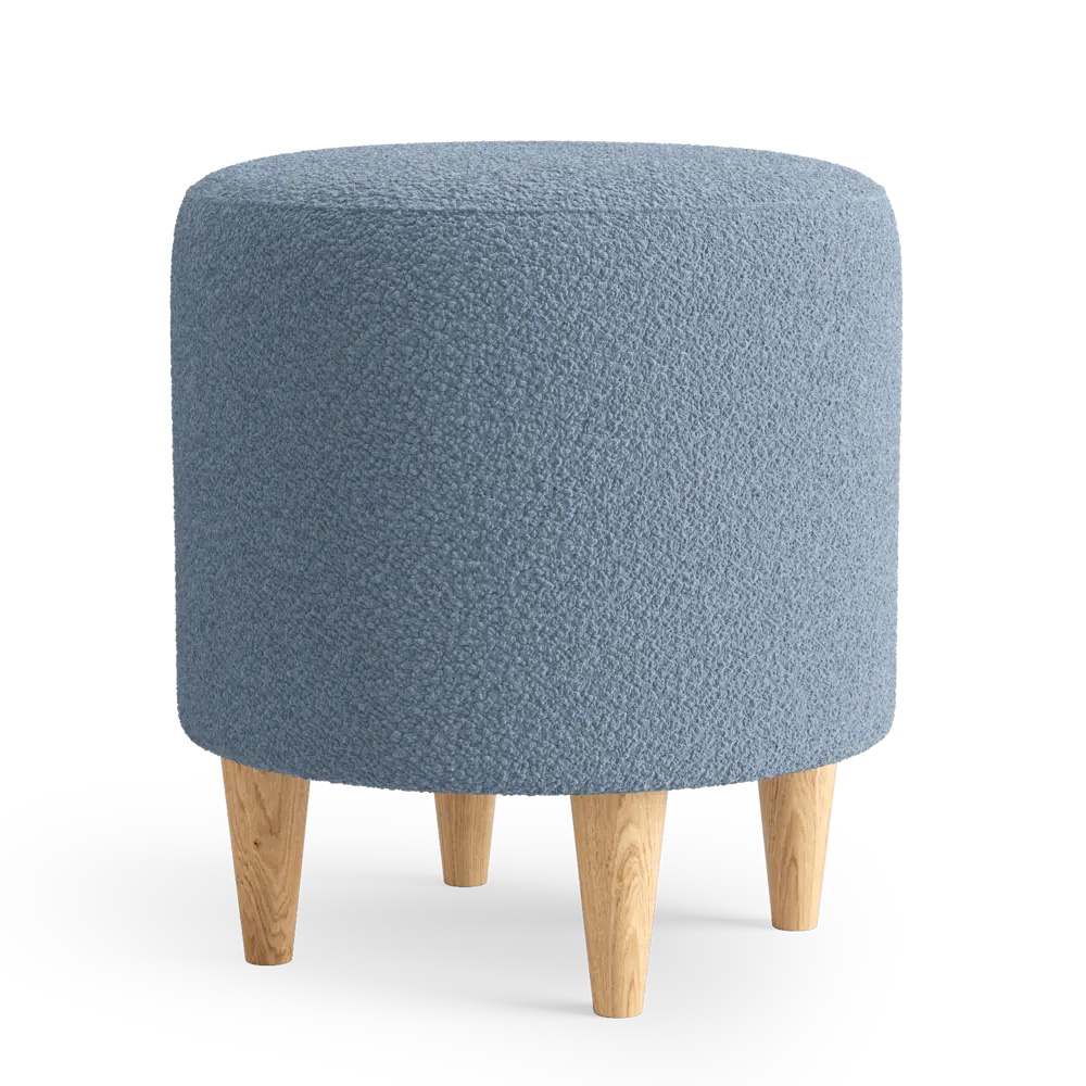 Пуф на ножках полиэстер Salotti Нико Bravo Midnight синий 36.5x40 см STLM-2034276 - Вид №2