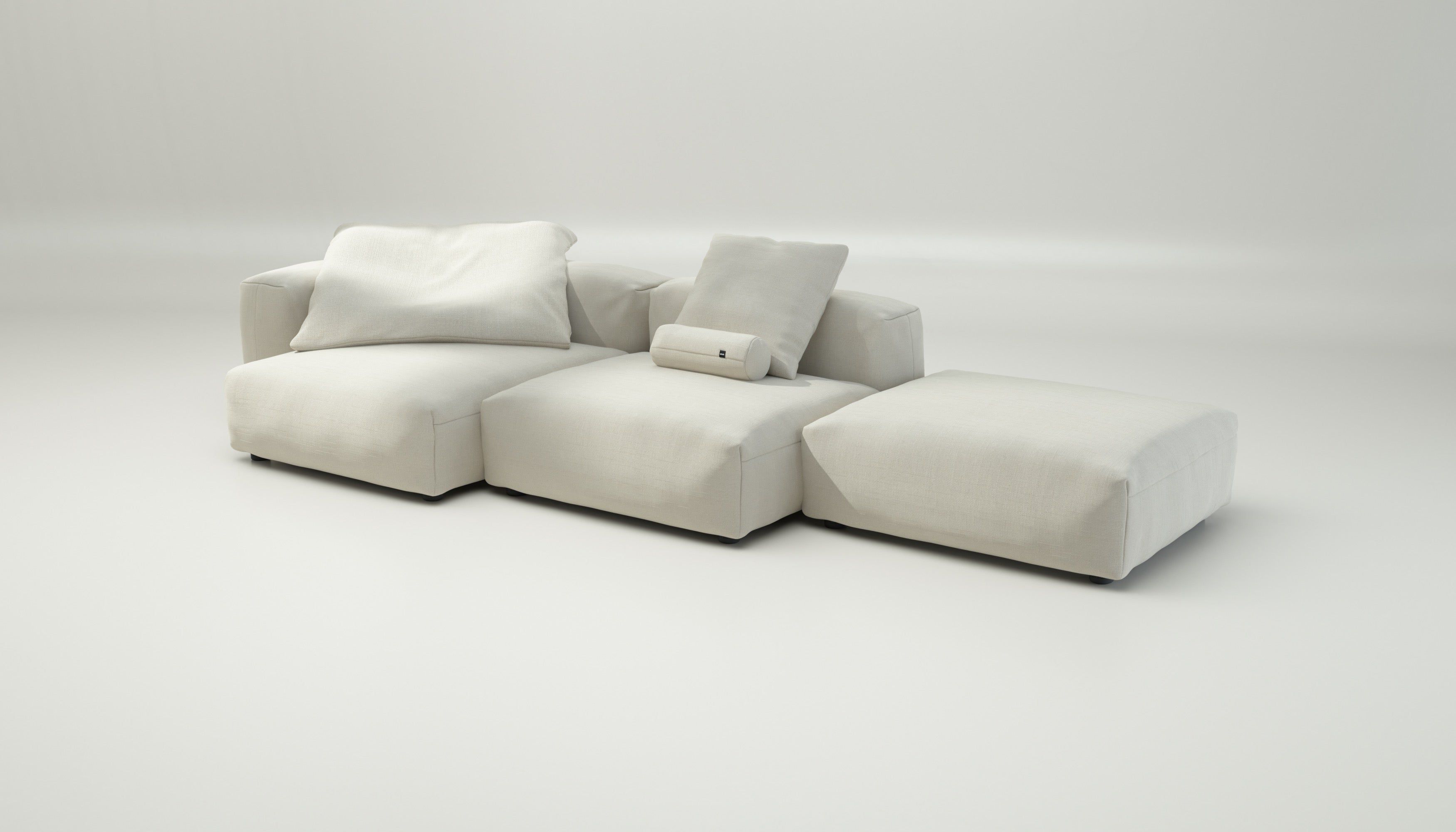 Модульный садовый диван с полуостровом vetsak Pique ARCH-00133737 - Вид №12