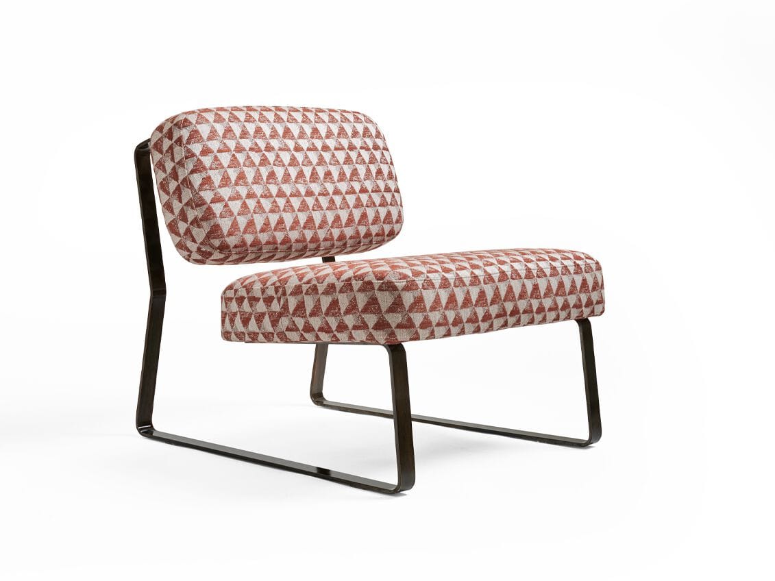 Кресло для салазок из ткани без подлокотников RIVATELIER PLAY ARCH-00119447