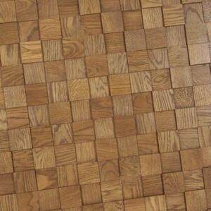 Мозаика и 3D панели из дерева Tarsi 3D Студия Дуб 3д (мозаика панели), гладкая (3Д (мозаика панели), Гладкая) 300х300 мм.