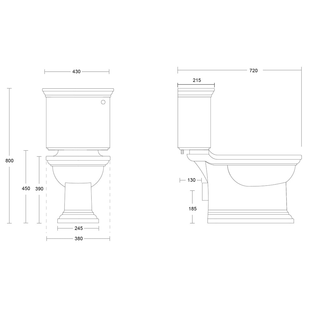 IMSR56 Цистерна закрытого типа по Рэдклиффу и рычаг фитингов Radcliffe Imperial  - Вид №2