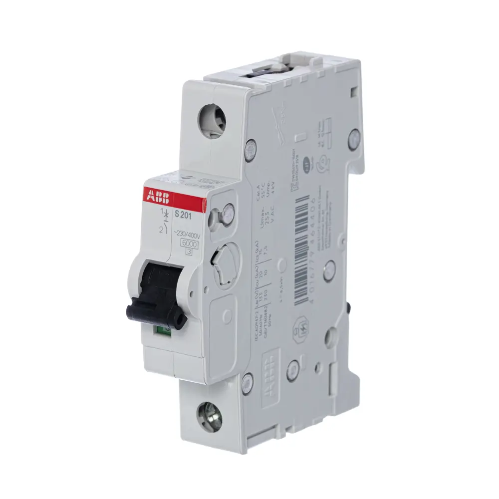 82175802 Автоматический выключатель ABB S201 1P C16 А 6 кА 2CDS251001R0164 STLM-0021208 