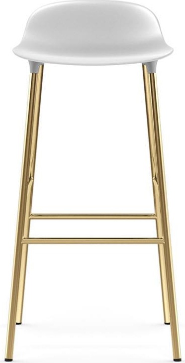 1400936 Barstool 75 cm Латунь Белый Normann Copenhagen Form - Вид №1